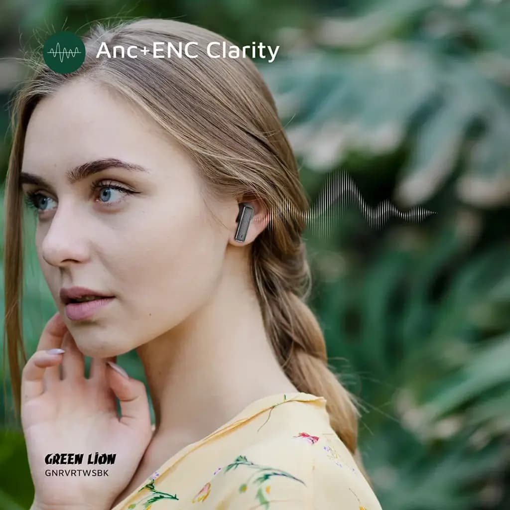 هندزفری بلوتوث گرین‌ لاین مدل Green Lion River True Wireless Earbuds GNRVRTWSBK — تصویر ۶