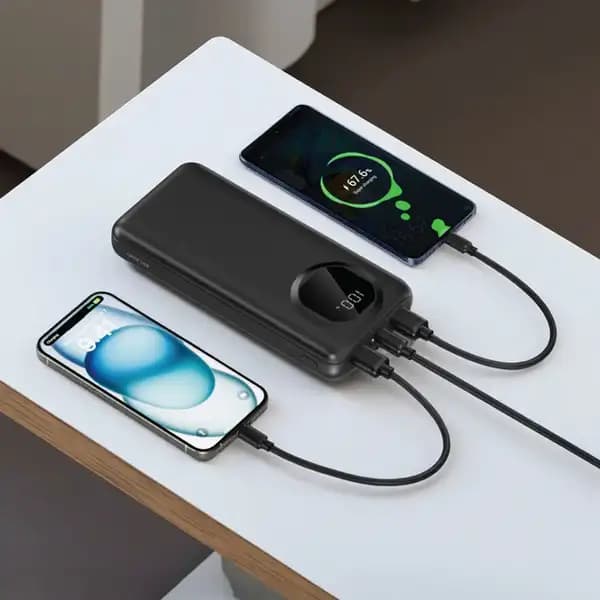 پاوربانک 20000 هزار 20 وات گرین‌ لاین مدل Green Lion Nairo Power Bank PD GNNAR20PBPDBK — تصویر ۲