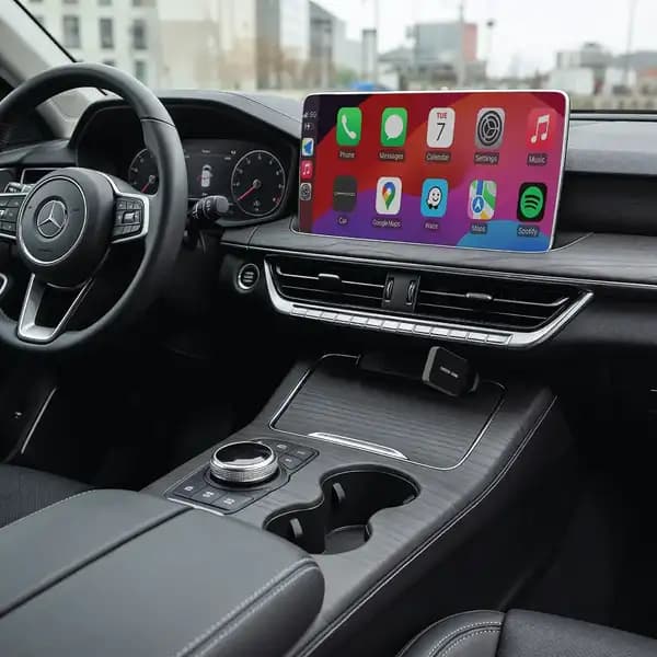 کارپلی و اندروید اتو گرین لاین مدل Green Lion Mini Wireless Adapter CarPlay & Android Auto GNMWLACPABK — تصویر ۳