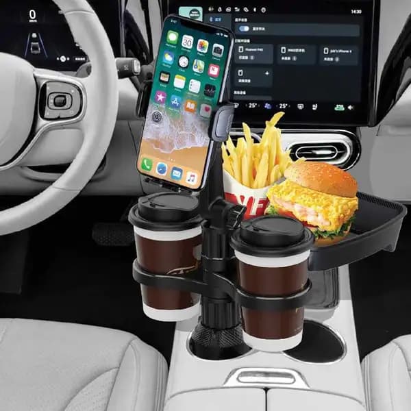 نگهدارنده گوشی و جا لیوانی خودرو مدل ۲ در ۱ گرین لاین مدل GREEN LION 2-in-1 Flexgrip Car Cup Holder and Phone Mount — تصویر ۲