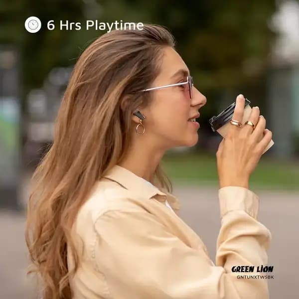 ایرپاد گرین لاین مدل Green Lion Tune X True Wireless Earbuds — تصویر ۳