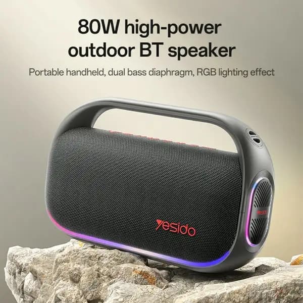 اسپیکر بلوتوثی یسیدو مدل YESIDO YSW31 Wireless Speaker 3 EQ Modes Waterproof TWS Stereo Sound — تصویر ۲