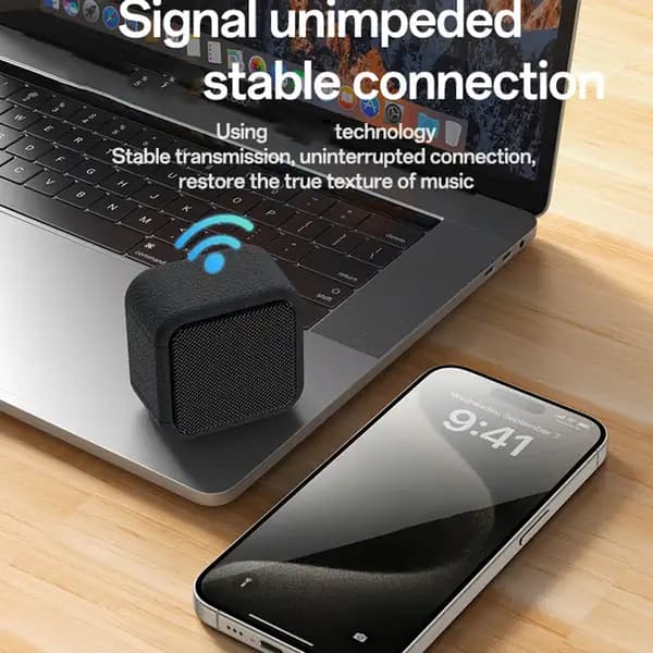 اسپیکر بلوتوثی یسیدو مدل YESIDO YSW35 Mini Cube TWS Enhanced Bass Portable Subwoofer — تصویر ۴