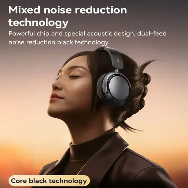 هدست بلوتوثی یسیدو مدل YESIDO EP07 Hybrid ANC+ENC Noise Cancellation — تصویر ۴