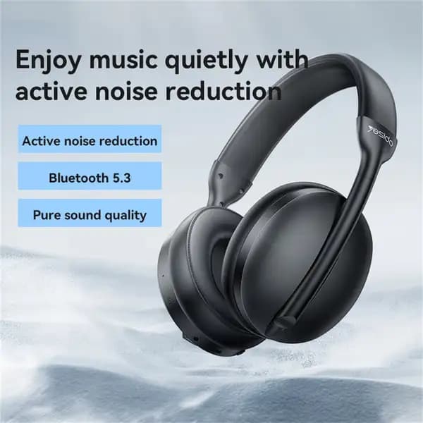 هدست بلوتوثی یسیدو مدل YESIDO EP08 Active Noise Cancelling Over-Ear — تصویر ۲
