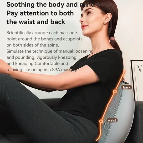 ماساژور شارژی پشت با قابلیت گرمایش و طراحی ارگونومیک یسیدو مدل YESIDO MG15 Back Massager — تصویر ۷