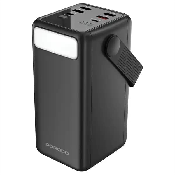 پاوربانک 50000 هزار 20 وات لارا پرودو مدل PORODO LARA 50000 20W POWER BANK PDPBJ281BK