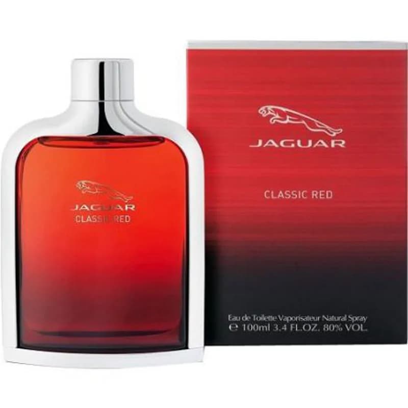 ادکلن مردانه جگوار کلاسیک رد Jaguar Classic Red حجم 100 میلی لیتر