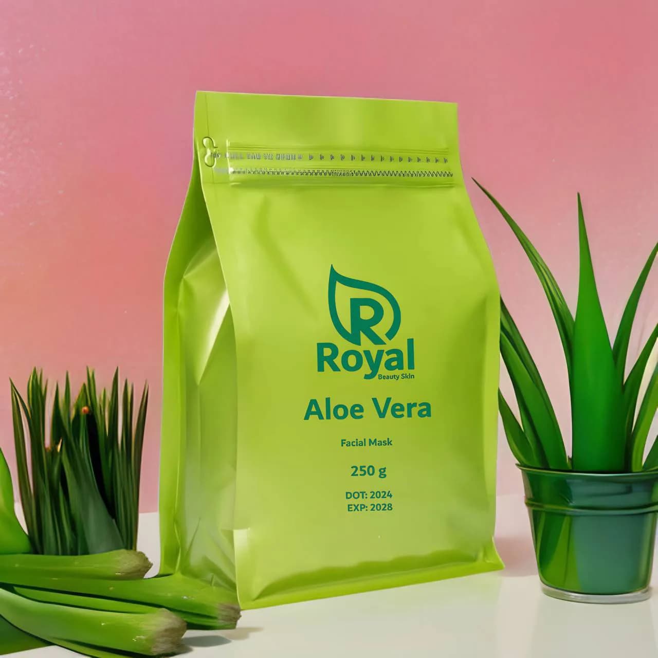 ماسک لاتکسی آلوئه ورا رویال royal حجم ۲۵۰ گرم — تصویر ۵
