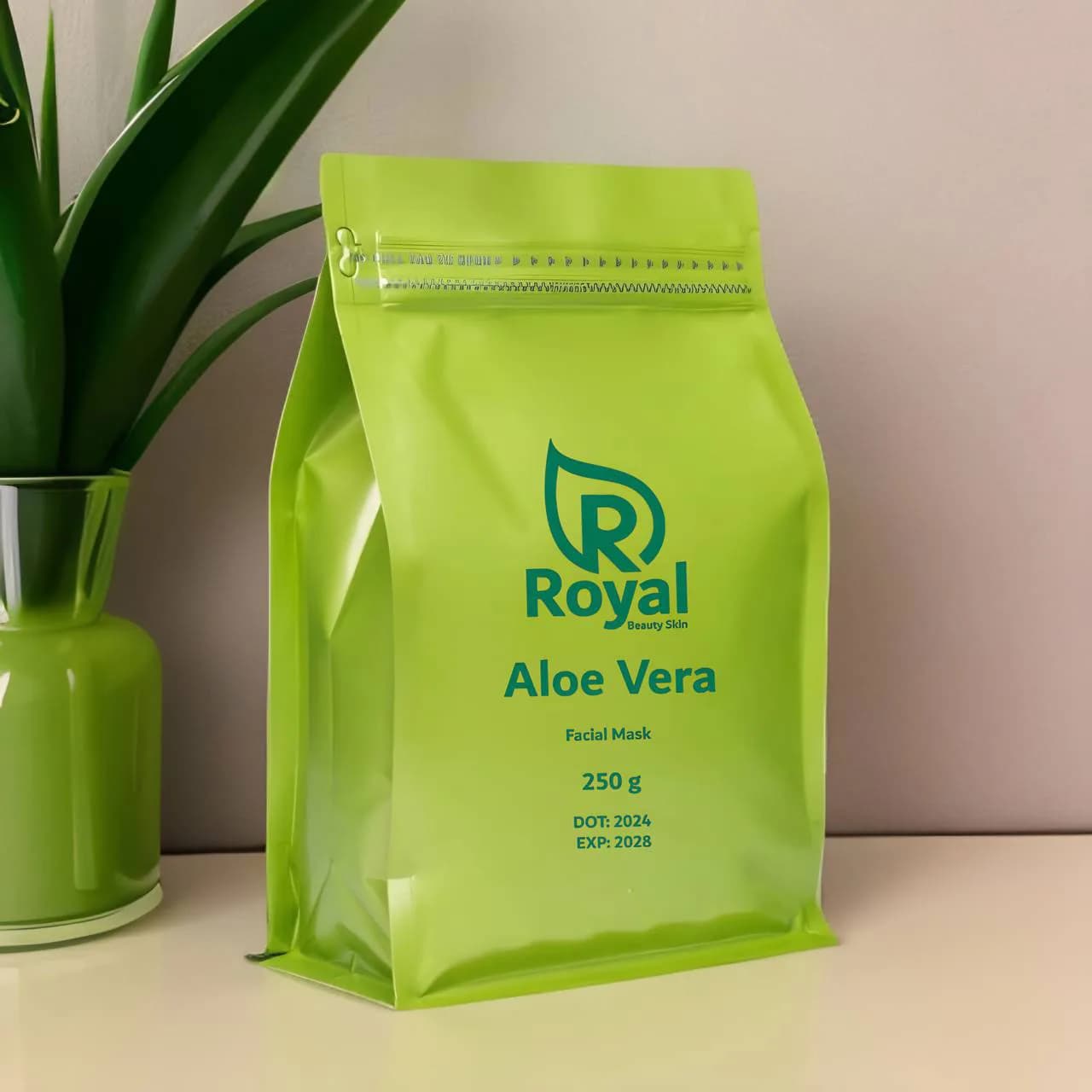 ماسک لاتکسی آلوئه ورا رویال royal حجم ۲۵۰ گرم — تصویر ۷