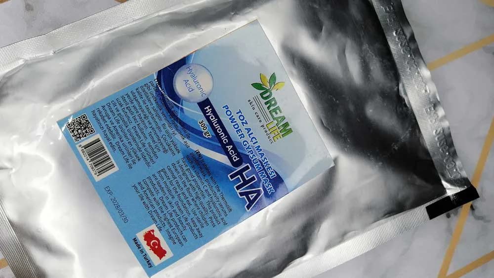 ماسک گچی هیالورونیک اسید دریم لایف DREAM LIFE حجم 300 گرم — تصویر ۲