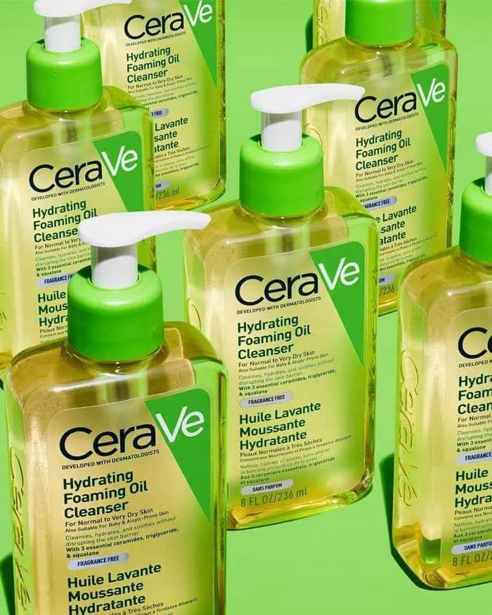 فوم شستشو صورت روغنی پوست های خشک و حساس سراوی CERAVE — تصویر ۵