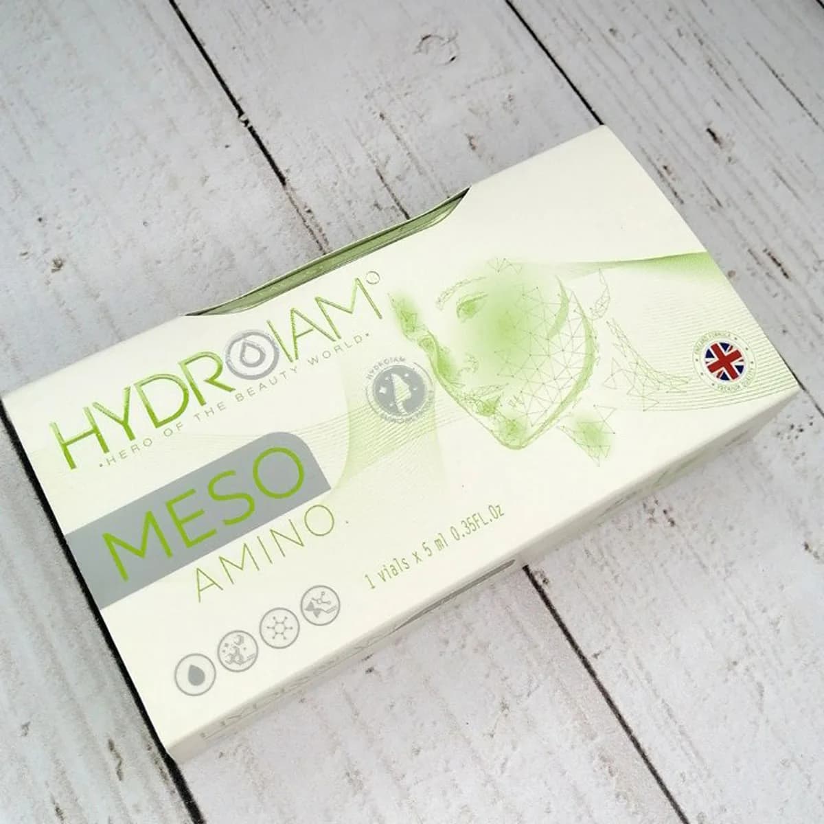 کوکتل مزو 18 آمینو اسید هیدرویام hydroiam حجم 5 میلی لیتر — تصویر ۴