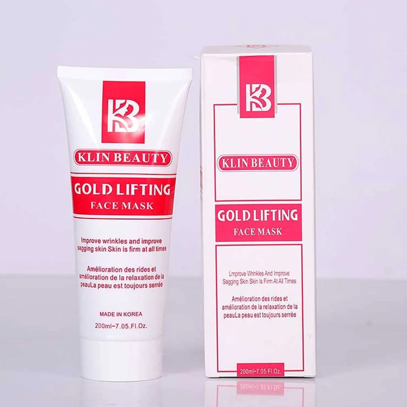 ماسک گلد لیفتینگ کلین بیوتی Klinbeauty حجم 200 میلی لیتر