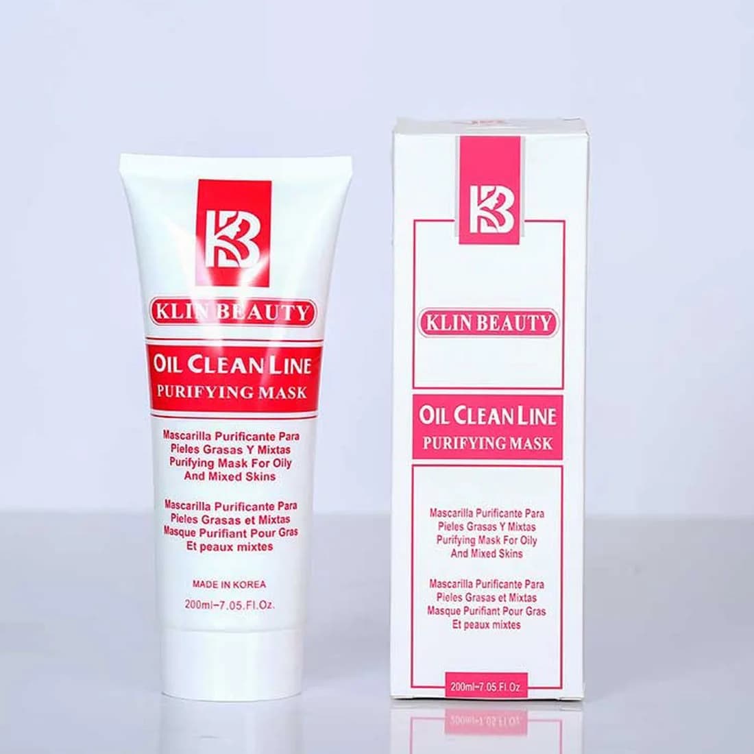 ماسک کنترل چربی پوست کلین بیوتی Klinbeauty حجم 200 میلی لیتر