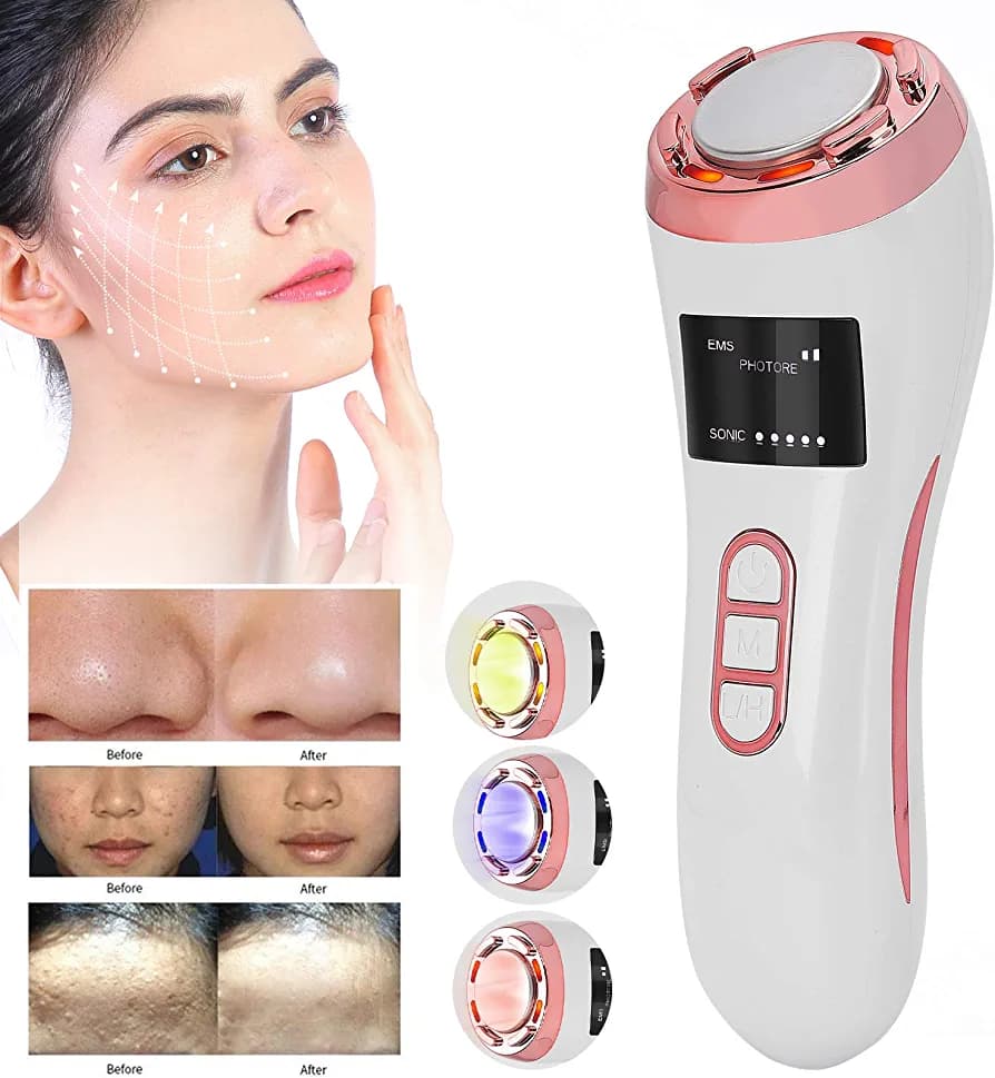 دستگاه جوان سازی اسکوم پوست و صورت 7 کاره فوتون تراپی — تصویر ۳