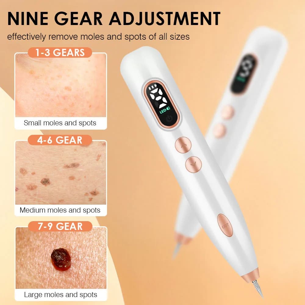 دستگاه بیوتی پن 9 قدرته MOLE REMOVAL PEN — تصویر ۶