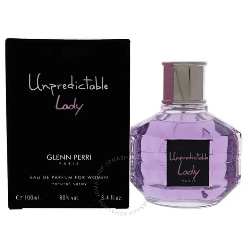 ادکلن زنانه آنپردیکتبل لیدی گلن پری UNPREDICTABLE Lady حجم 100 میلی لیتر