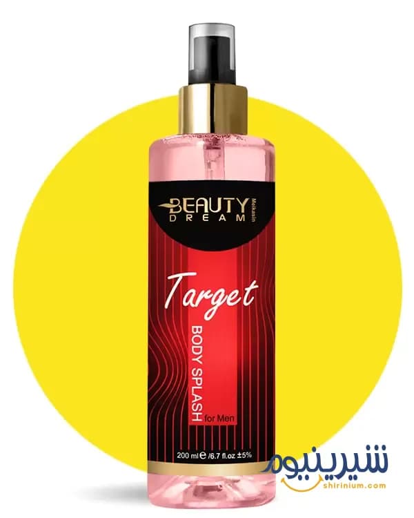 بادی اسپلش مردانه بیوتی دریم مدل Target رایحه مگاماره (Beauty Dream Mega Mare)