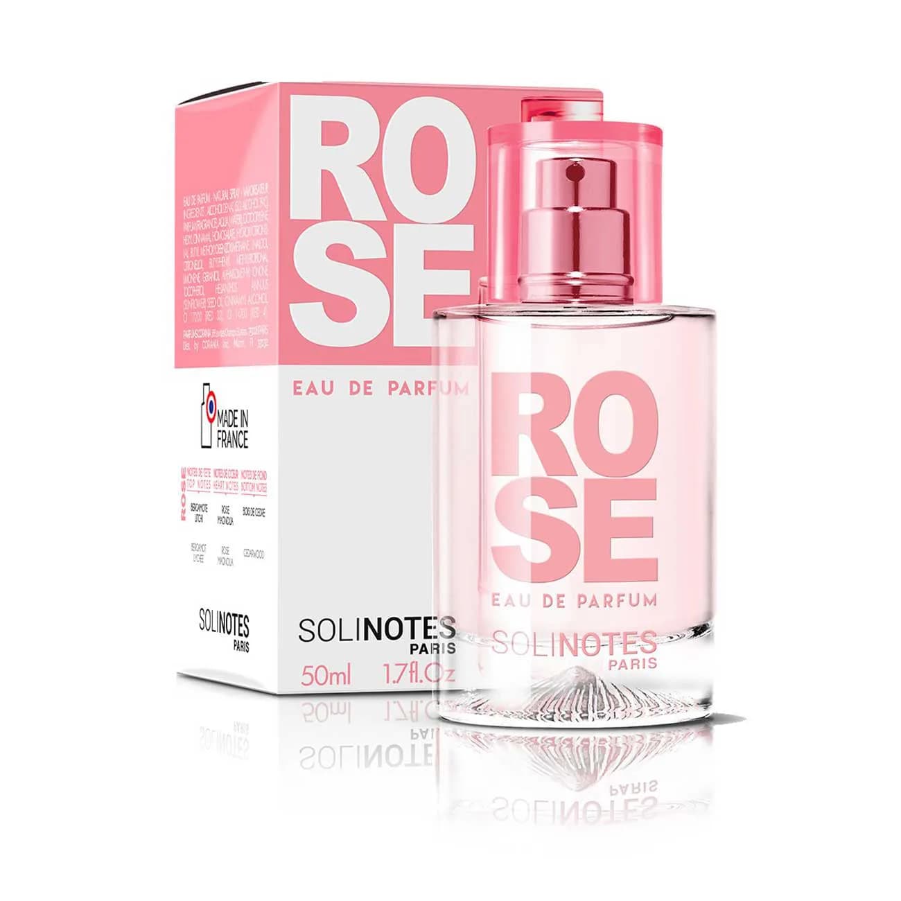 ادکلن زنانه سولینوتس مدل Rose حجم 50 میلی لیتر