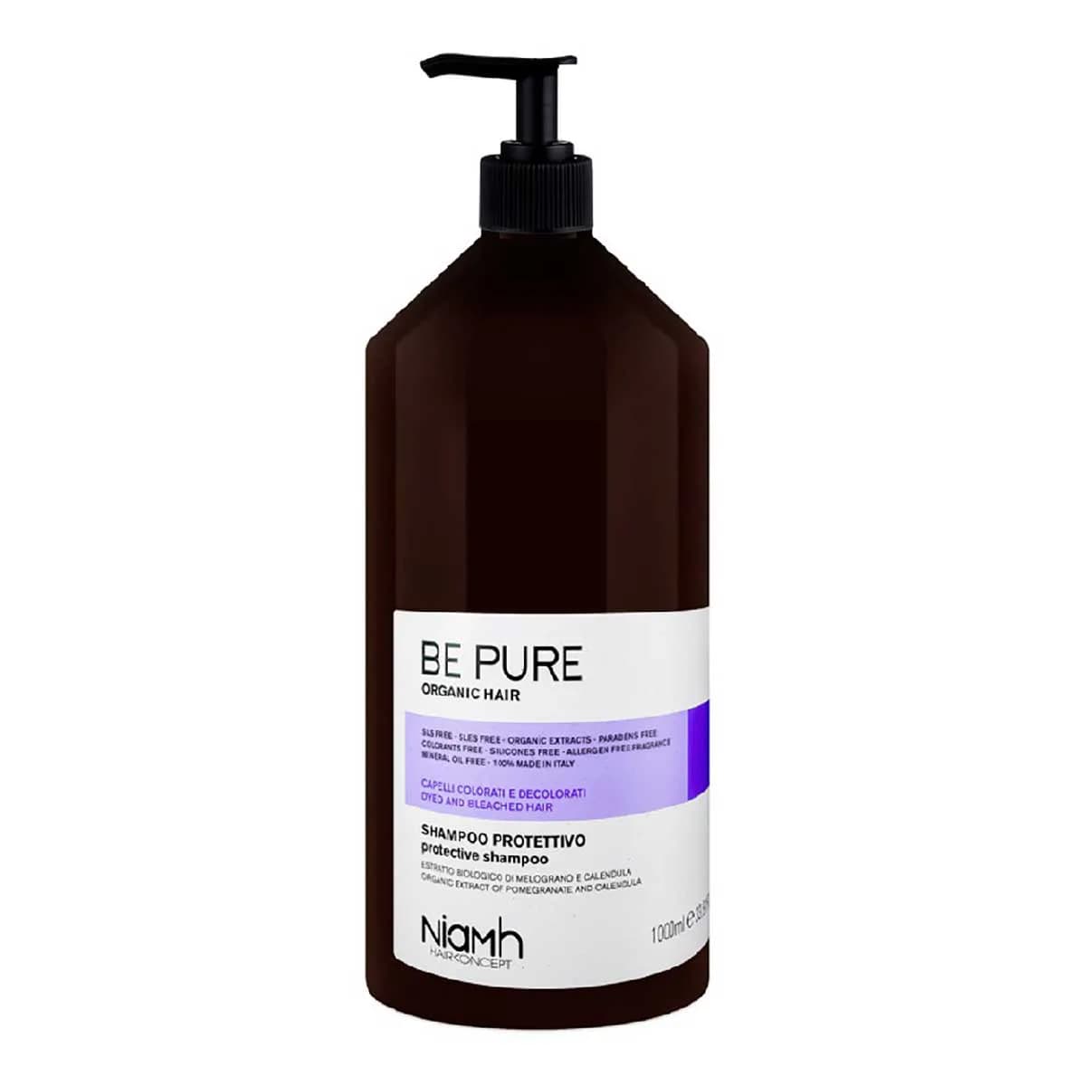 شامپو مناسب موهای رنگ شده بی پیور Be Pure حجم 1000 میلی لیتر