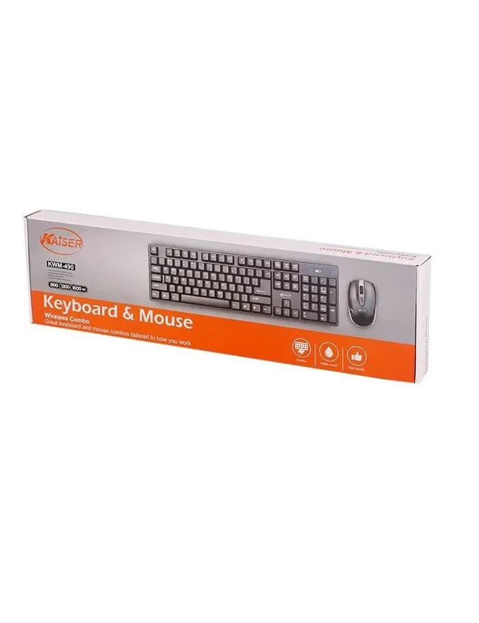 کیبورد و ماوس کایزر مدل KWM-490- ترکیب راحتی و دقت — تصویر ۲