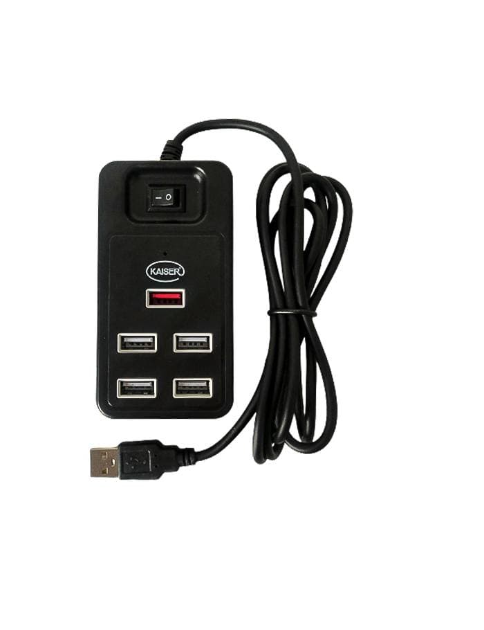 هاب 5 پورت USB 2.0 کایزر KH-15 – کنترل آسان، کارایی بالا — تصویر ۲