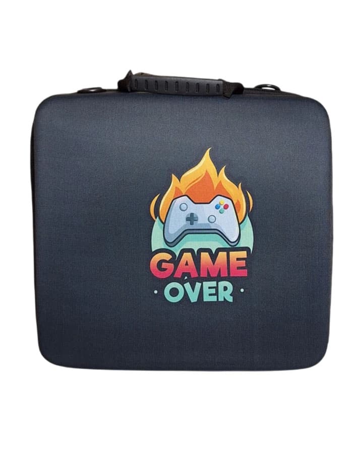 کیف حمل کنسول PS4 طرح Game Over – مناسب برای گیمرهای حرفه‌ای