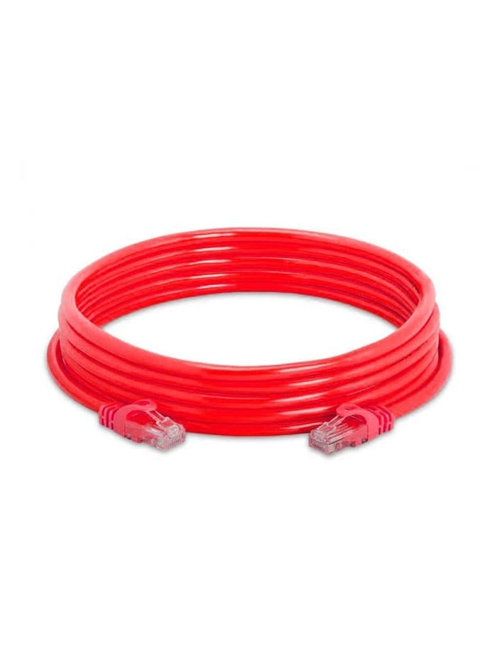 کابل شبکه 3 متری Cat6 گیگافلکس مدل G AFLEX- Cat6UTP3M قرمز رنگ- سرعت و پایداری در اتصال