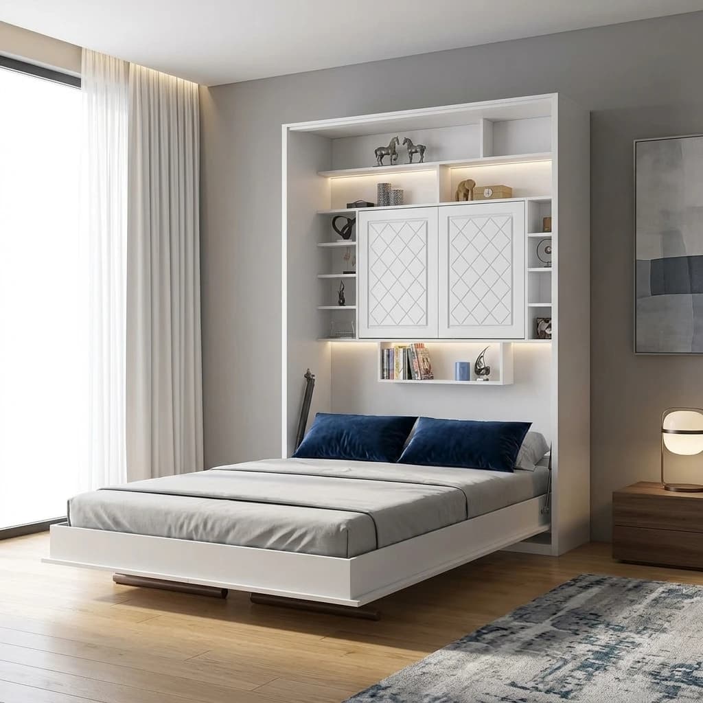 تخت خواب تاشو دونفره دو نفره مدل پرهام مبلمان فرنا مدل 1143675 — تصویر ۳