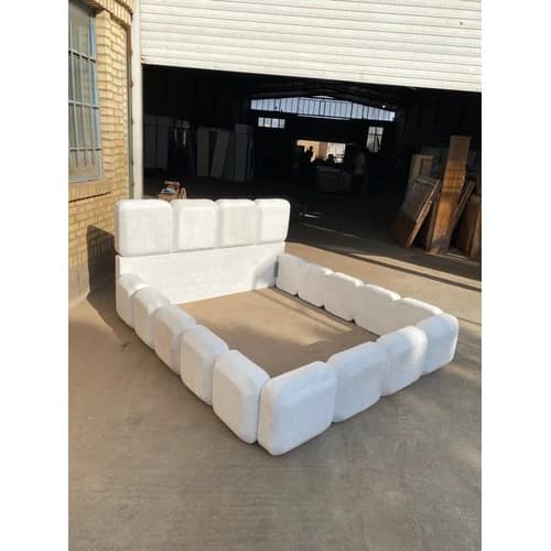 تخت خواب پارچه ای مینیمال وپینترستی مبلمان فرنا مدل 1143656