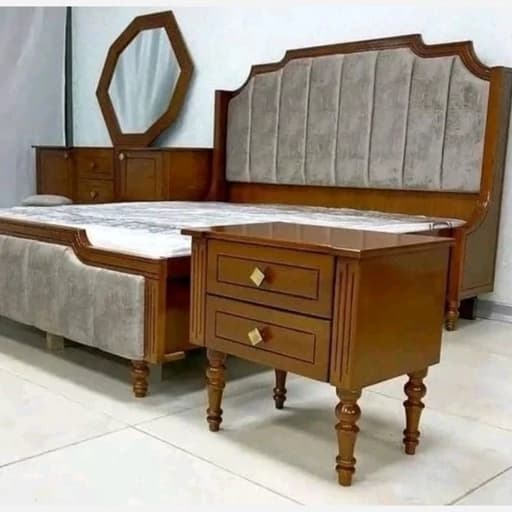 تخت خواب 2نفره مدل دیبا. سرای مبل کریمی. مبلمان فرنا مدل 1143644