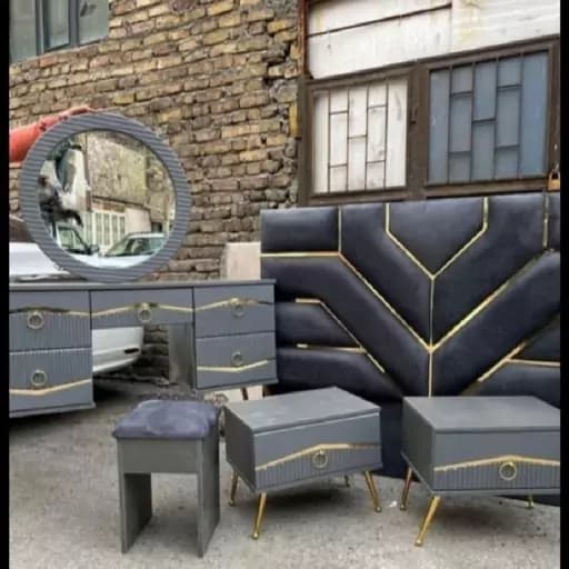 سرویس خواب دونفره مدل لاریس مبلمان فرنا مدل 1143620