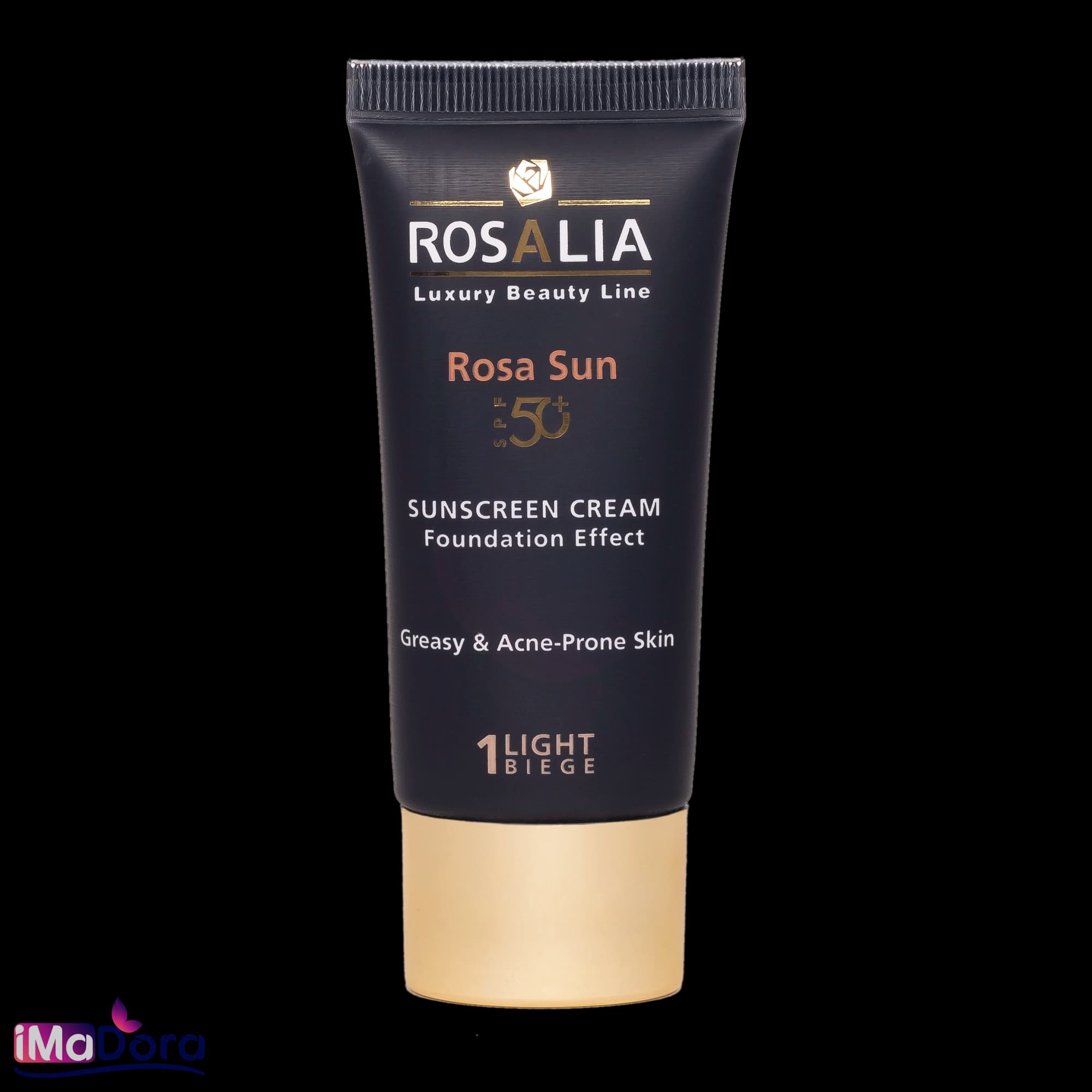 کرم ضد آفتاب بژ روشن رزالیا مناسب پوست چرب +SPF50