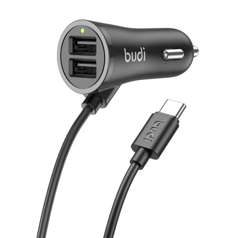 شارژر فندکی 17 وات بودی مدل CC068TB1 به همراه کابل USB-C — تصویر ۳