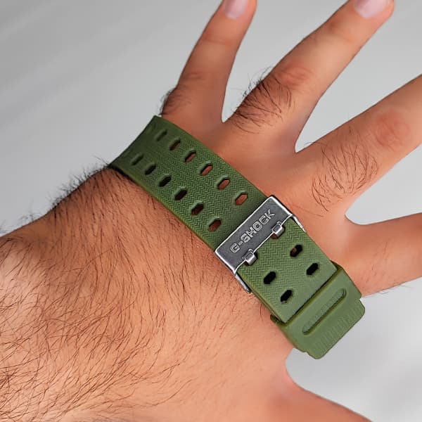 ساعت مچی کاسیو جی شاک دو زمانه مشکی سبز G-Shock (دو موتوره) — تصویر ۸