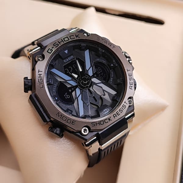 ساعت مچی کاسیو جی شاک ایکس دو زمانه مشکی G-Shock (دو موتوره) — تصویر ۳