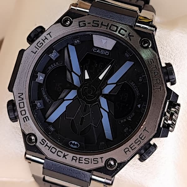 ساعت مچی کاسیو جی شاک ایکس دو زمانه مشکی G-Shock (دو موتوره) — تصویر ۷