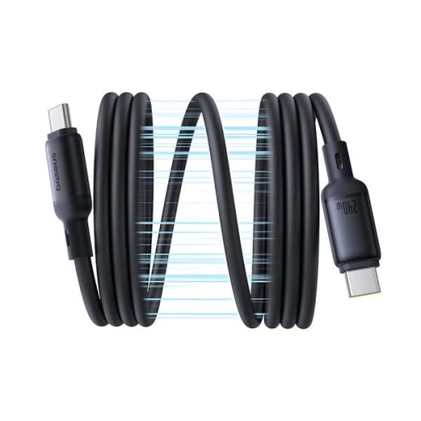 کابل USB-C باسئوس مدل PicoGo Magnetic 240W P10376800121 طول 1 متر — تصویر ۲