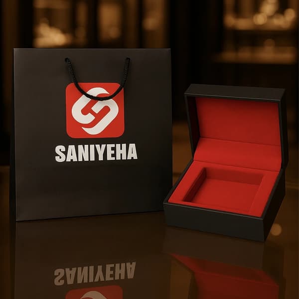 ساعت مچی زنانه هابلوت مشکی طلایی کورنوگراف (سه موتوره) — تصویر ۲