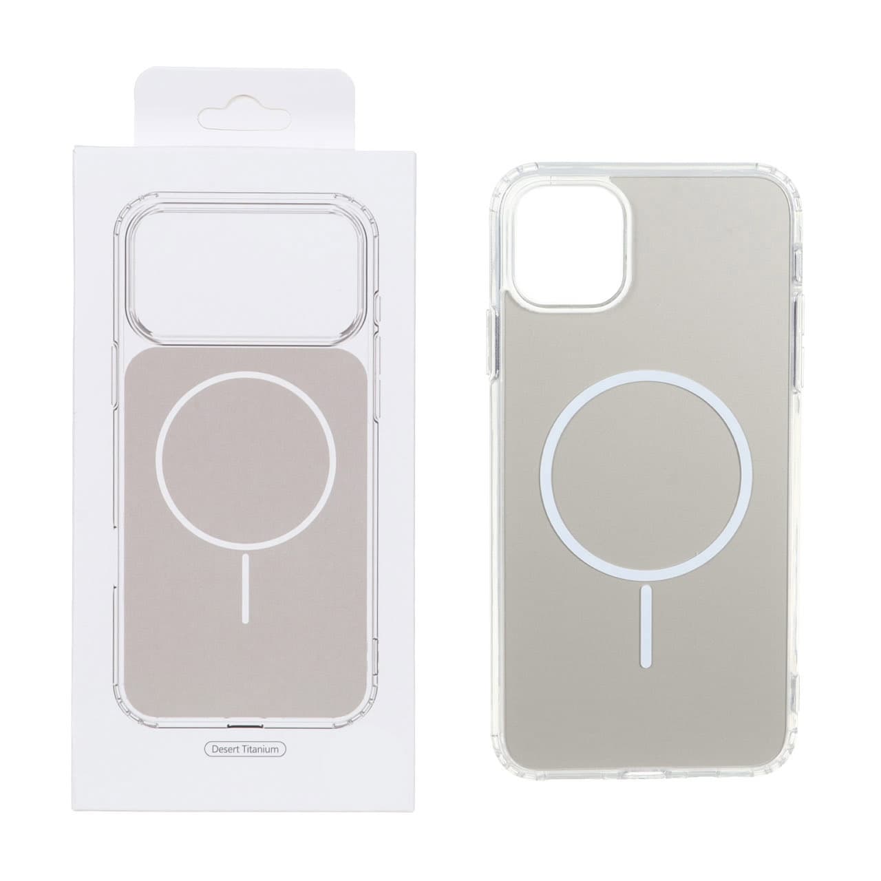 قاب پشت رنگی دور ژله ای با قابلیت شارژ MagSafe مدل Apple iPhone 11 – صحرایی (پک دار)