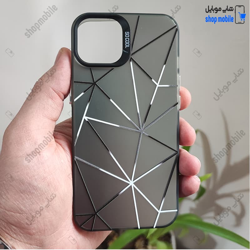 قاب گوشی آیفون 13 / آیفون 14 (کاور فانتزی So Cool طرح چند ضعلی)