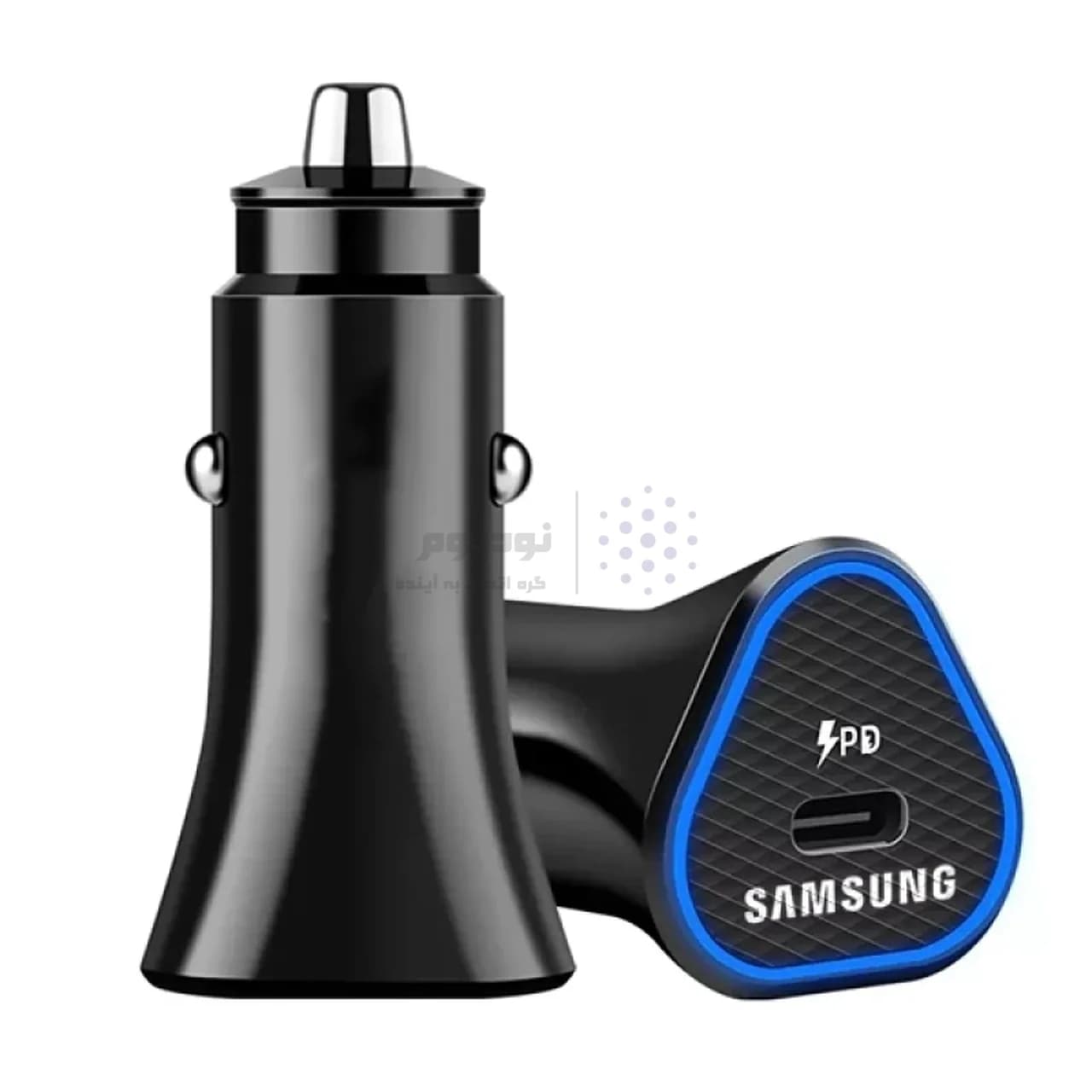 شارژر فندکی PD و فست تک پورت Samsung مدل EP-L502 25W به همراه کابل شارژ Type-C To Type-C – مشکی – RH — تصویر ۵