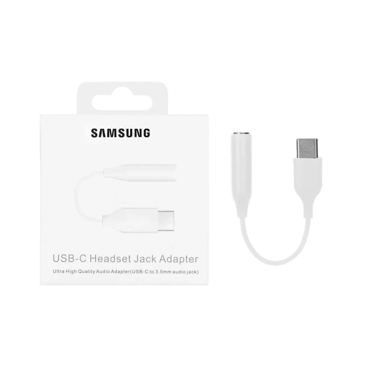 تبدیل Type-C به جک 3.5 میلیمتری Samsung – سفید – RH