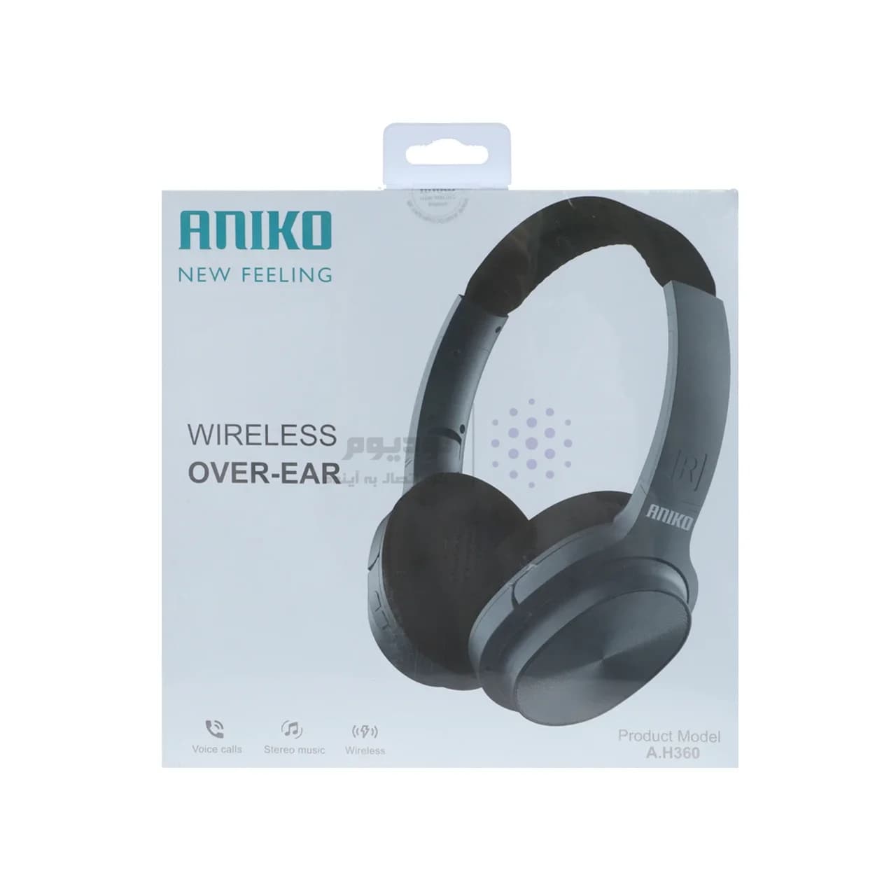 هدفون بی سیم Aniko مدل A.H360 – مشکی – RYL — تصویر ۹