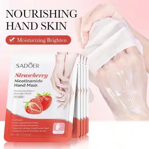 ماسک ورقه ای دست سادور توت فرهنگی (بسته 10 عددی)