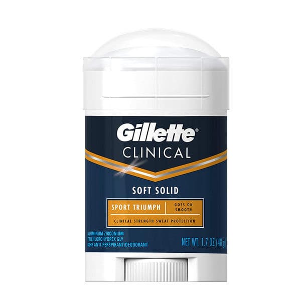 استیک ضد تعریق مردانه ژیلت Gillette مدل کیلینیکال CLINICAL نارنجی وزن 45 گرم
