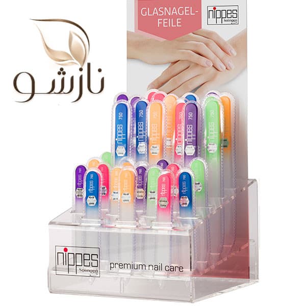 سوهان ناخن کریستالی نیپس ( نیپز ) NIPPES رنگ آبی — تصویر ۳