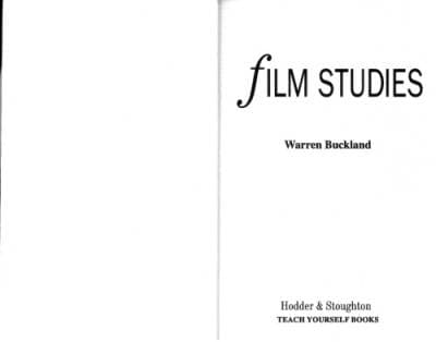کتاب Film Studies (Teach Yourself) نسخه کامل