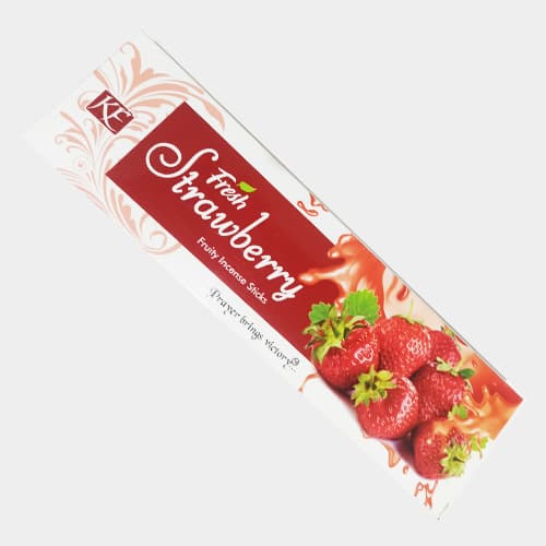 عود خوشبو کننده شاخه ای کی اف KF مدل توت فرنگی Straberry